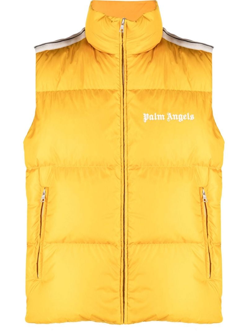 X Palm Angels Yellow Padded Gilet