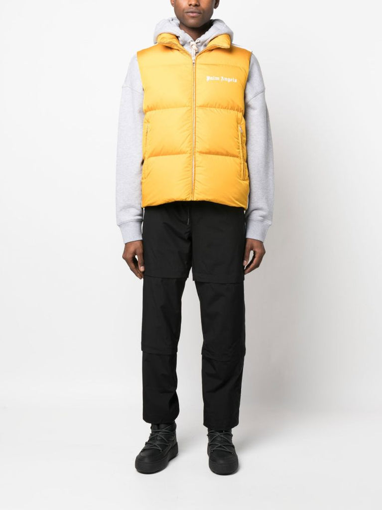 X Palm Angels Yellow Padded Gilet