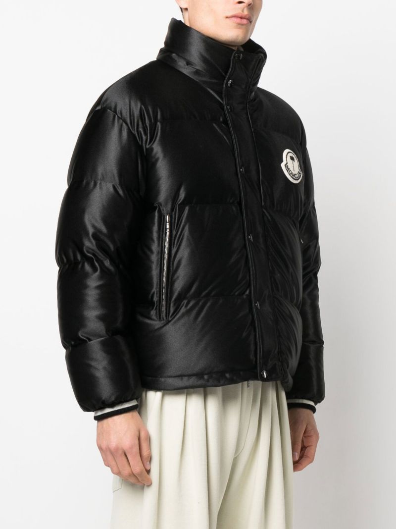 X Palm Angels Black Keon Padded Jacket