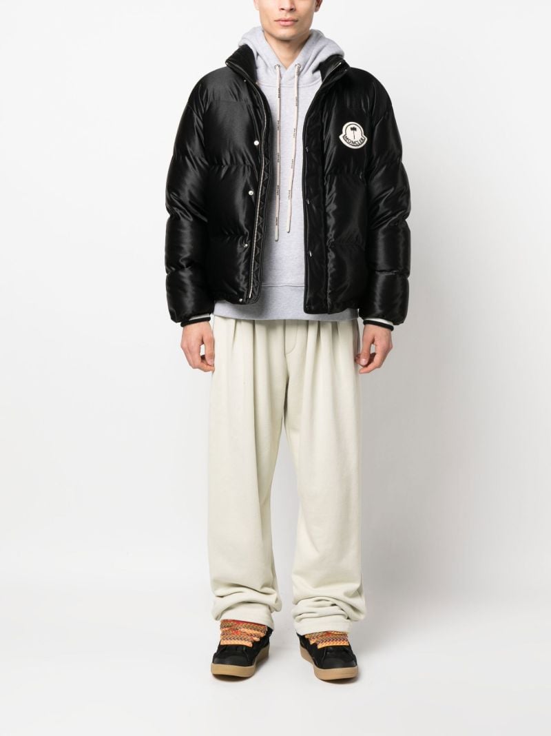 X Palm Angels Black Keon Padded Jacket