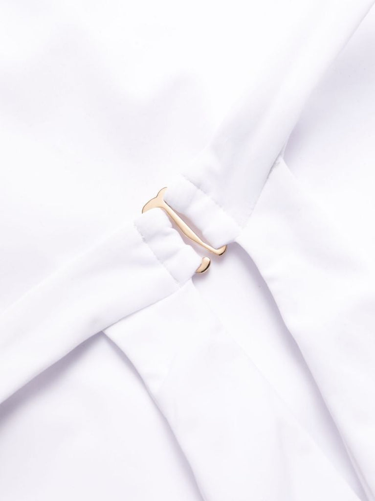 White High Sea Cut-out Swimsuit