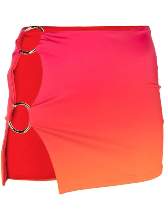 Pink Double Ring Mini Skirt