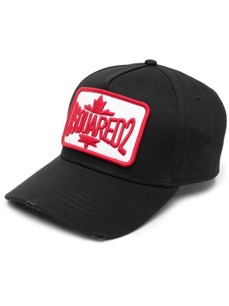 Black Logo Patch Baseball Cap