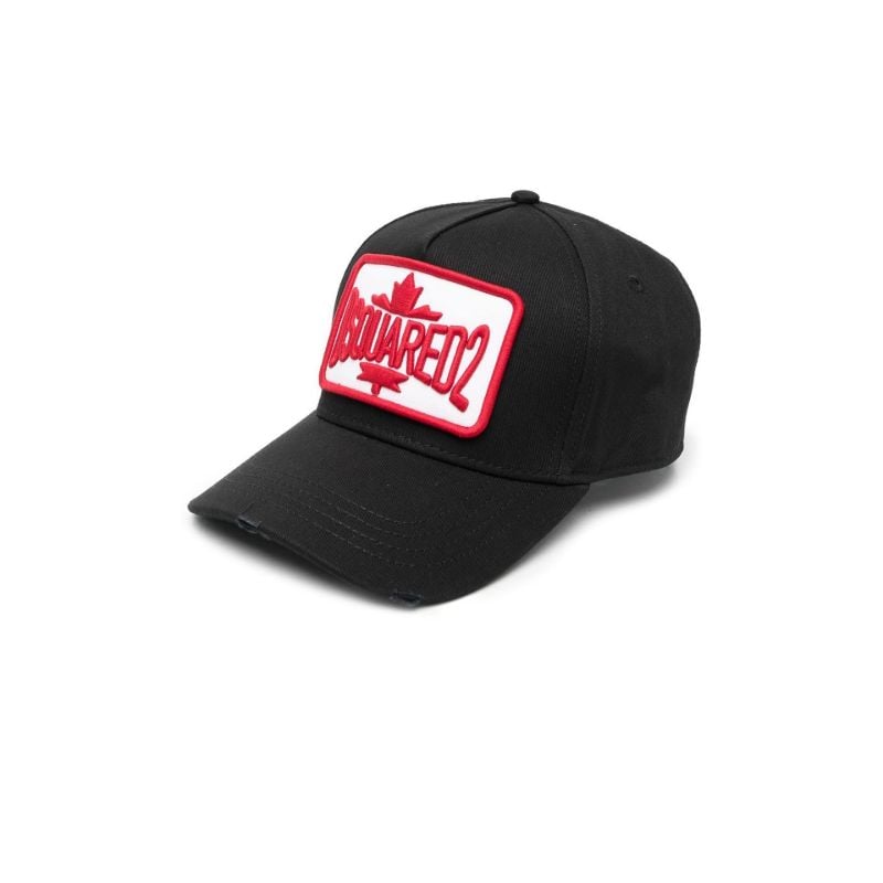 Black Logo Patch Baseball Cap