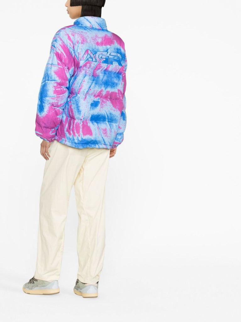 Multicolour Scrunch Puffer Jacket