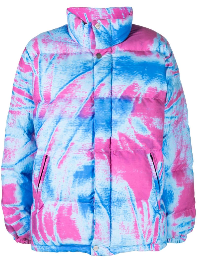 Multicolour Scrunch Puffer Jacket