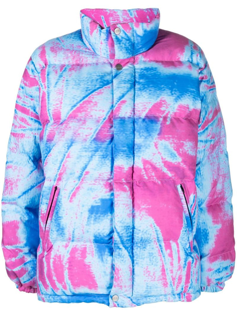 Multicolour Scrunch Puffer Jacket