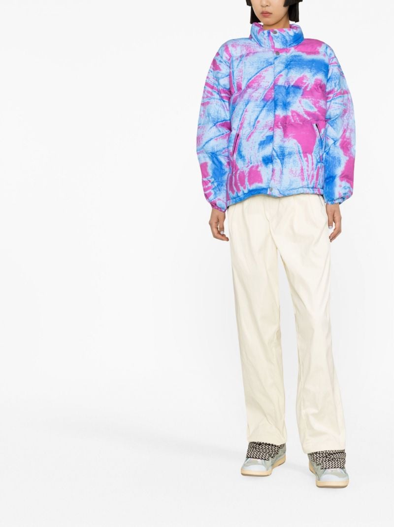 Multicolour Scrunch Puffer Jacket