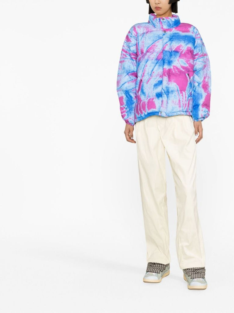 Multicolour Scrunch Puffer Jacket