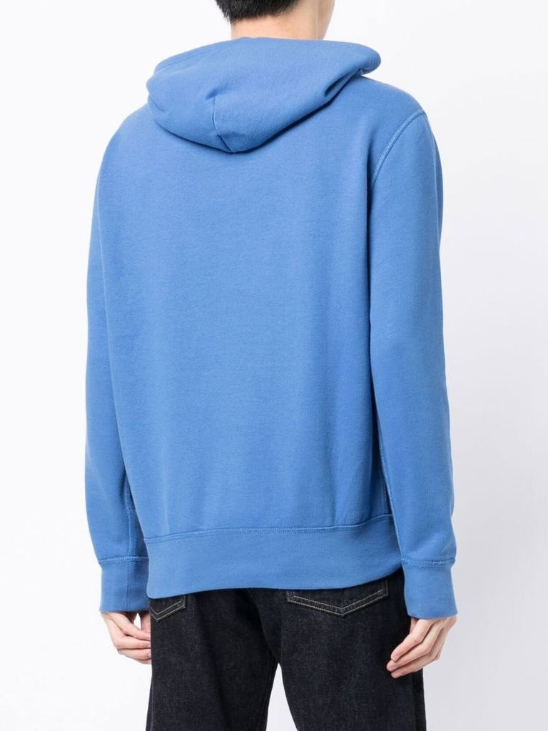 Blue Logo Hoodie