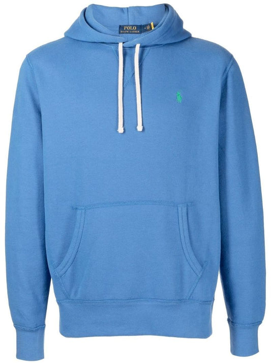 Blue Logo Hoodie