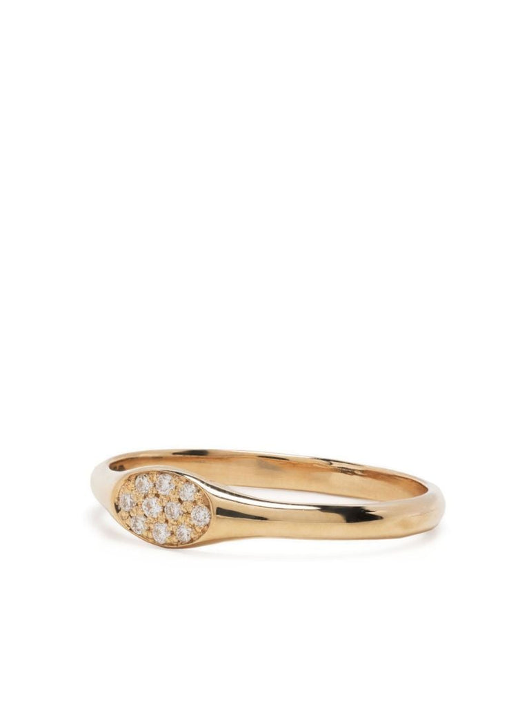 14k Yellow Gold Diamond Ring