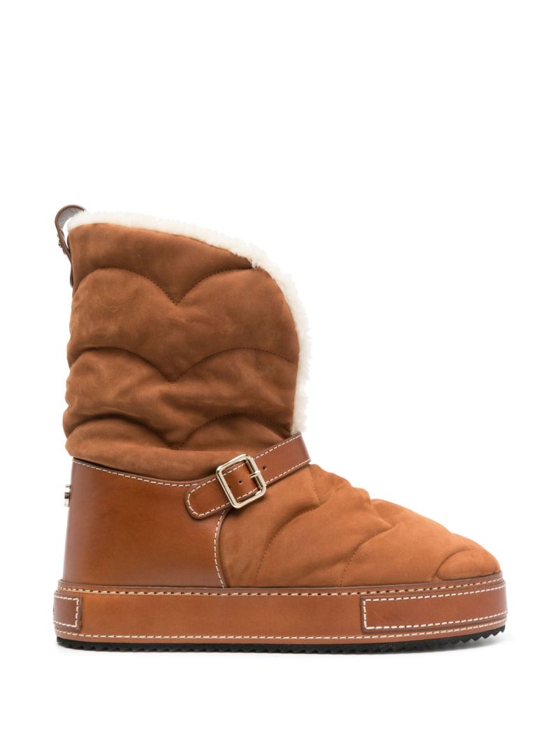 Brown Maxie Shearling Ankle Boots