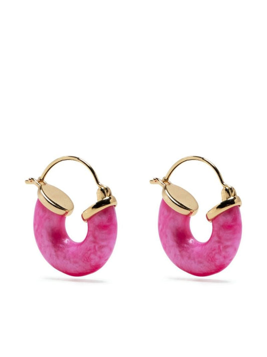 Pink Petit Swell Hoop Earrings