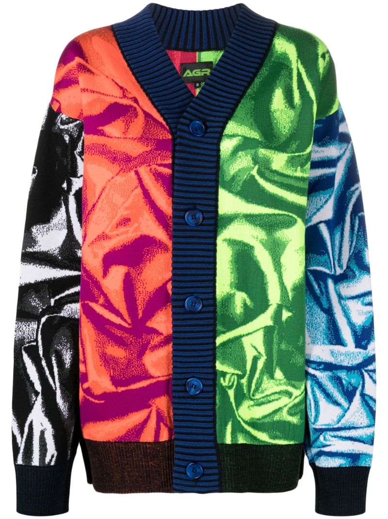 Multicolour Mood Scrunch Cardigan