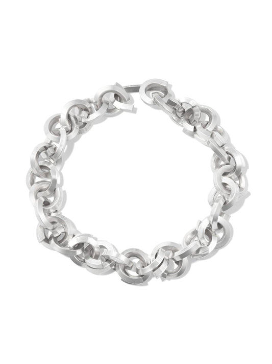 Sterling Silver Square Wire Chain Bracelet