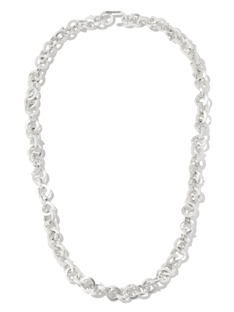 Sterling Silver Square Coil Necklace