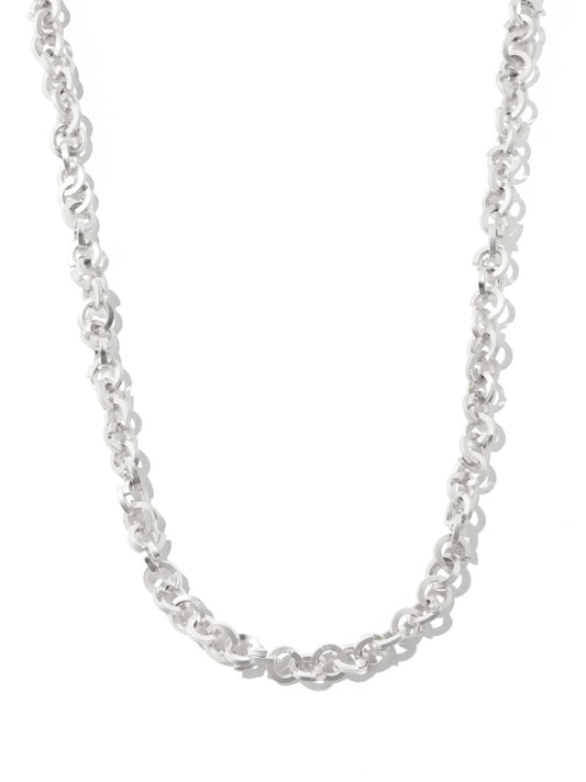 Sterling Silver Square Coil Necklace