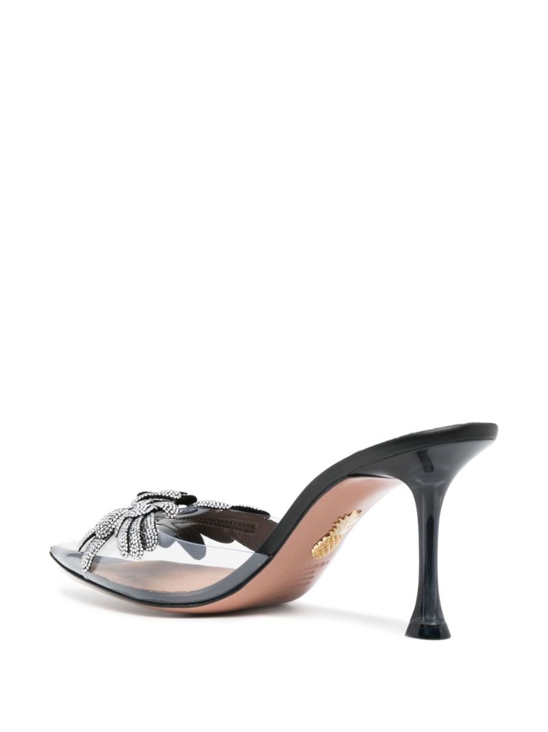 Black Galactic Flower 75 Crystal Mules