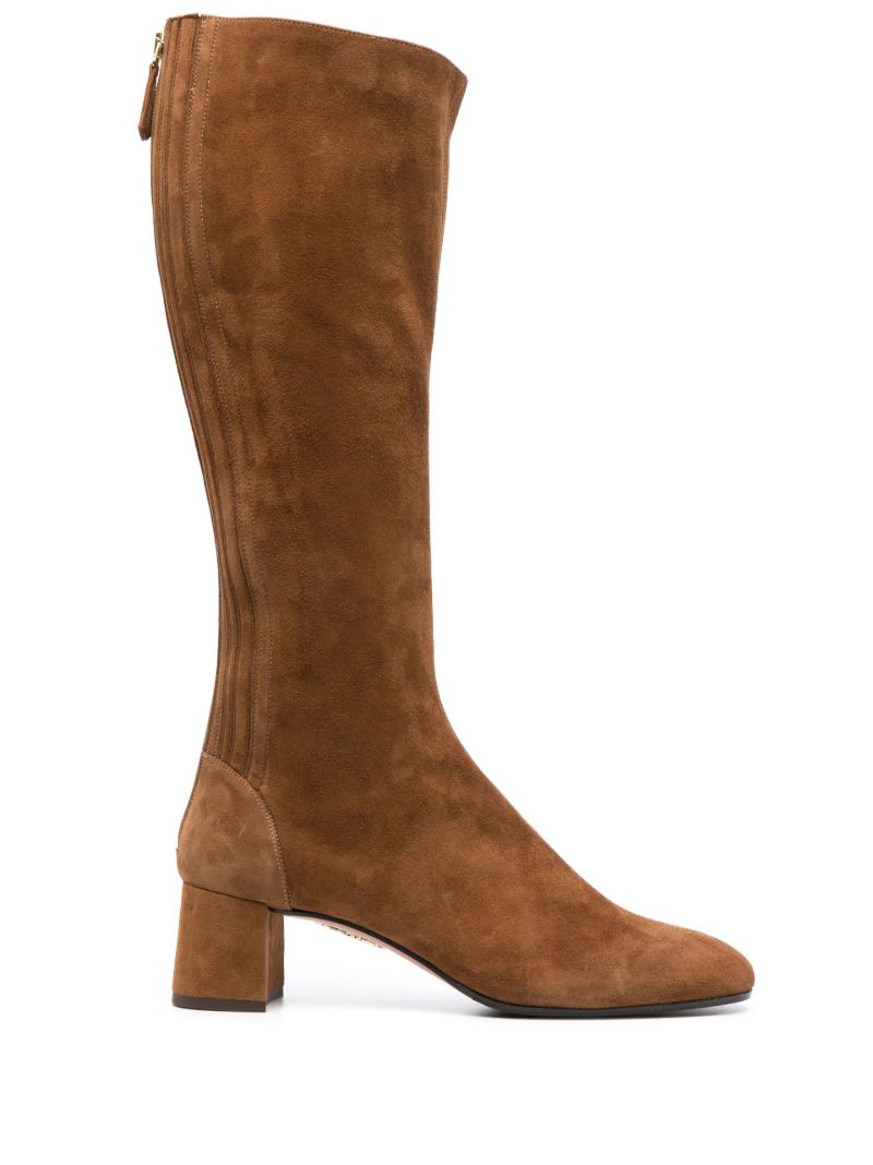 Brown Saint Honore 50 Suede Knee-high Boots