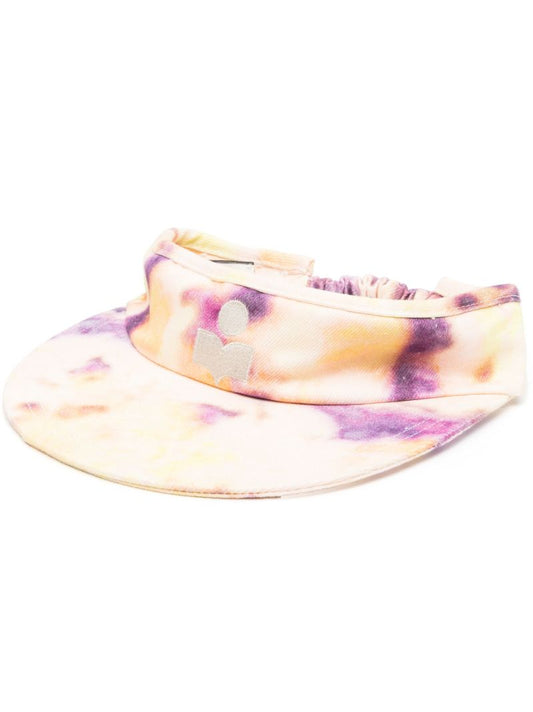 Yellow Tie Dye Visor