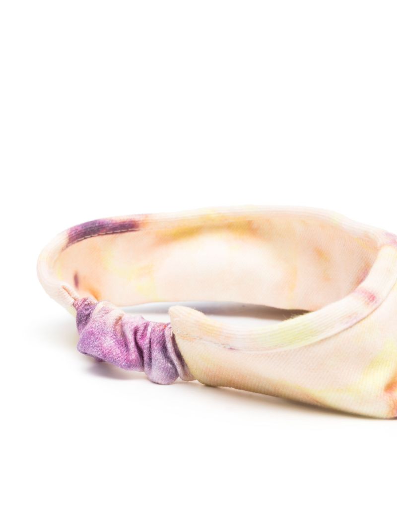Yellow Tie Dye Visor