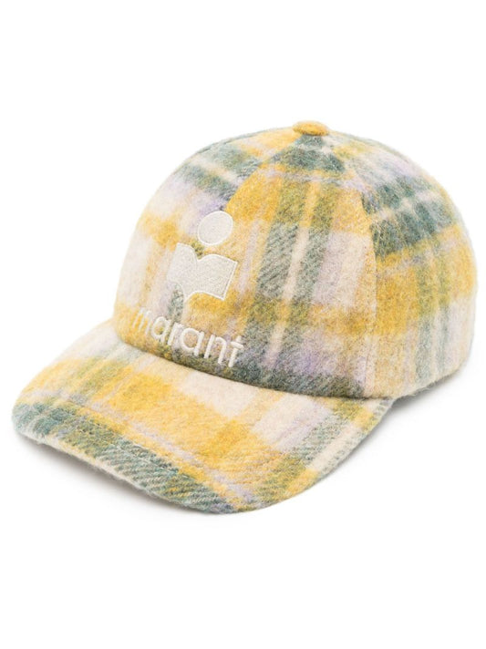 Yellow Tyron Tweed Baseball Cap