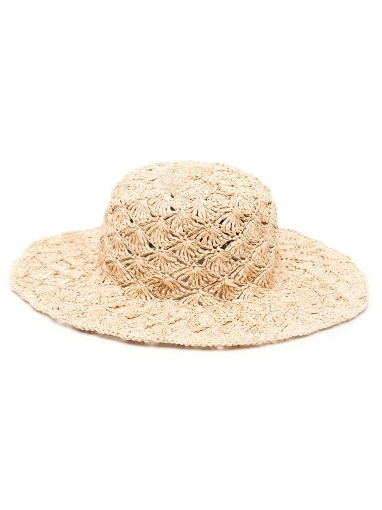 Neutral Tulum Raffia Hat