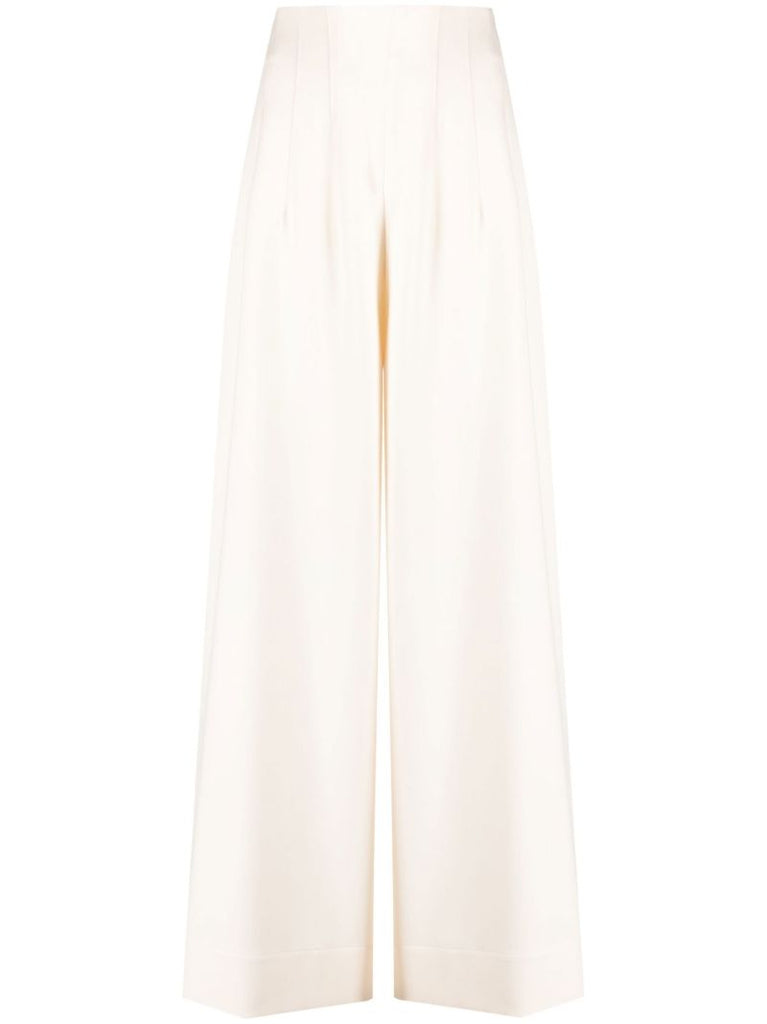 Neutral Caleb Wide-leg Trousers