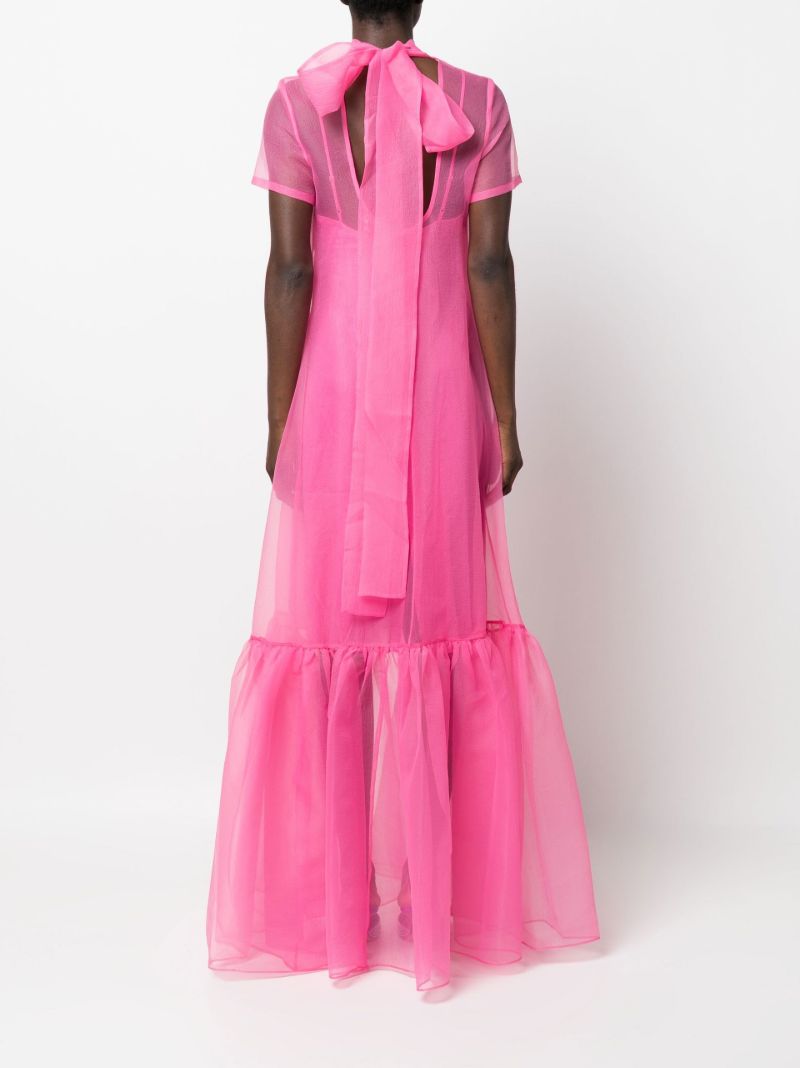 Pink Calluna Organza Gown