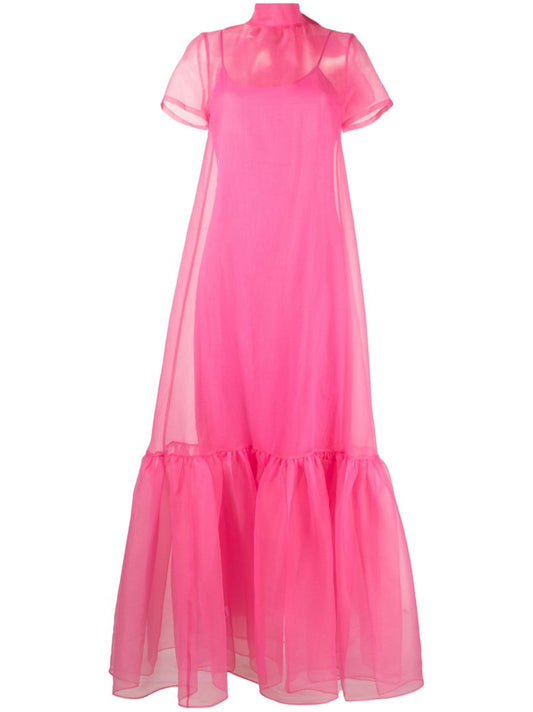 Pink Calluna Organza Gown