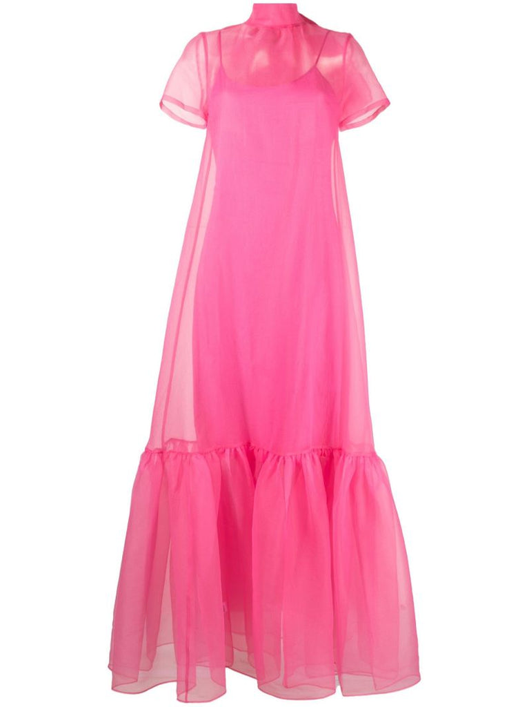 Pink Calluna Organza Gown