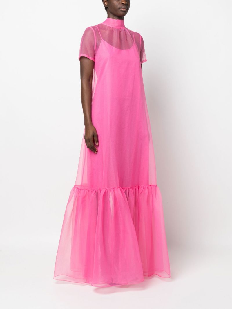 Pink Calluna Organza Gown