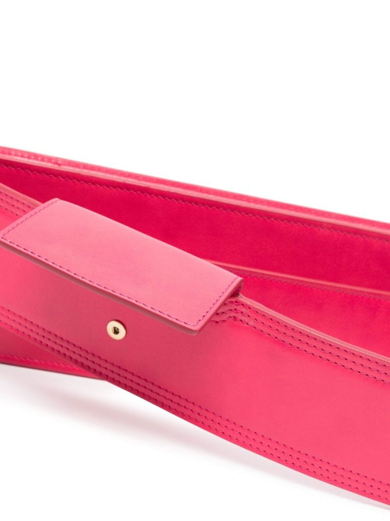Pink Le Ciuciu Leather Shoulder Bag