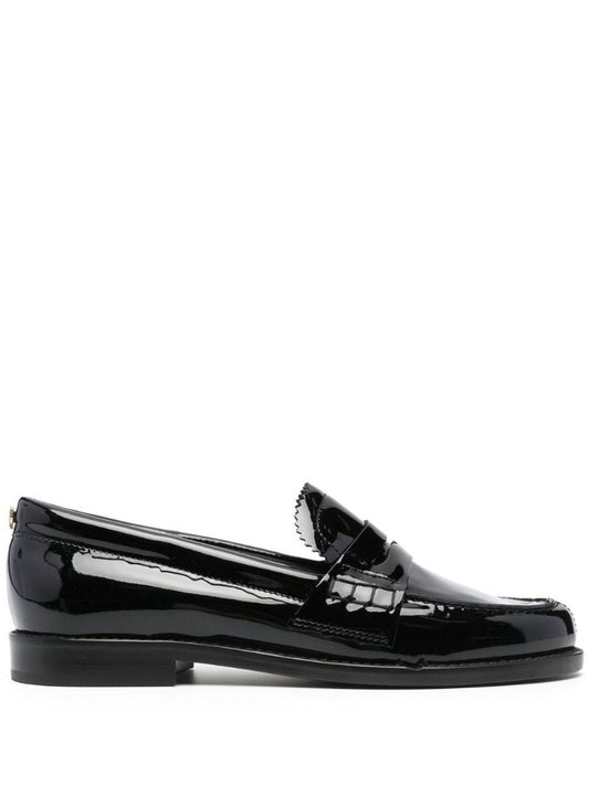 Black Jerry Patent Leather Loafers