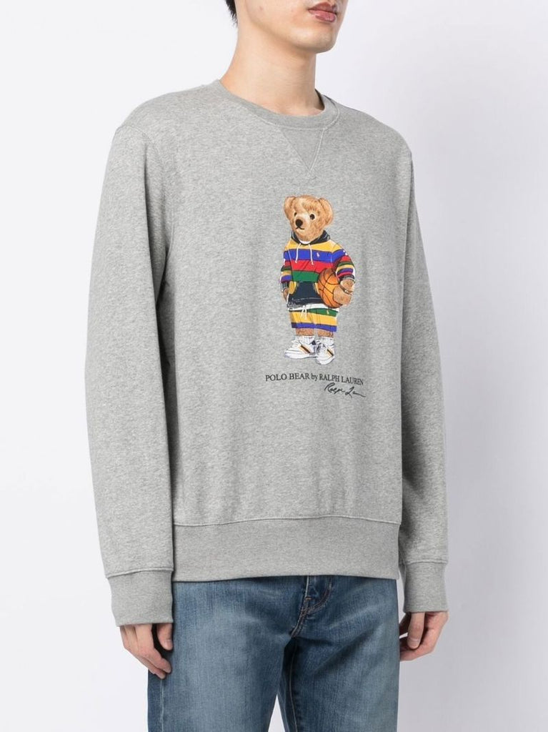Grey Polo Bear Sweatshirt
