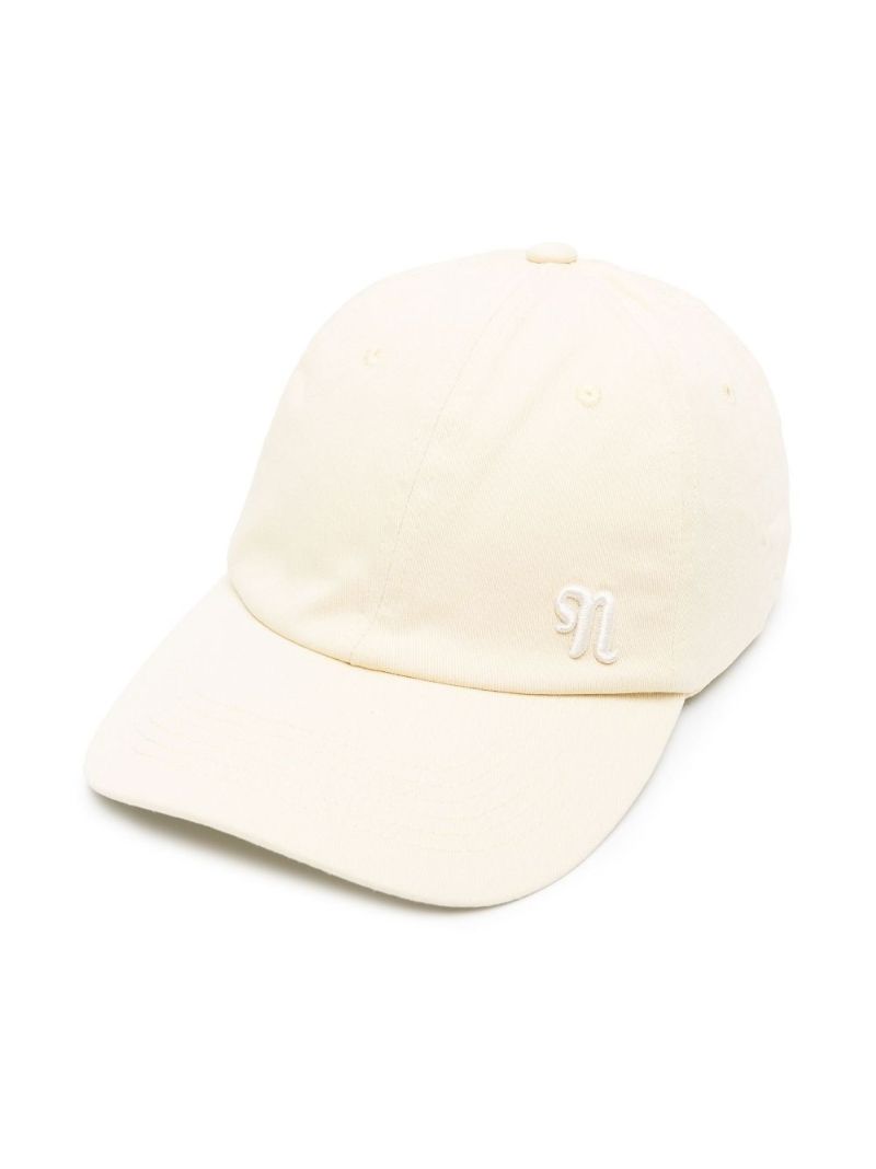 Neutral Amoy Monogram Cotton Baseball Cap
