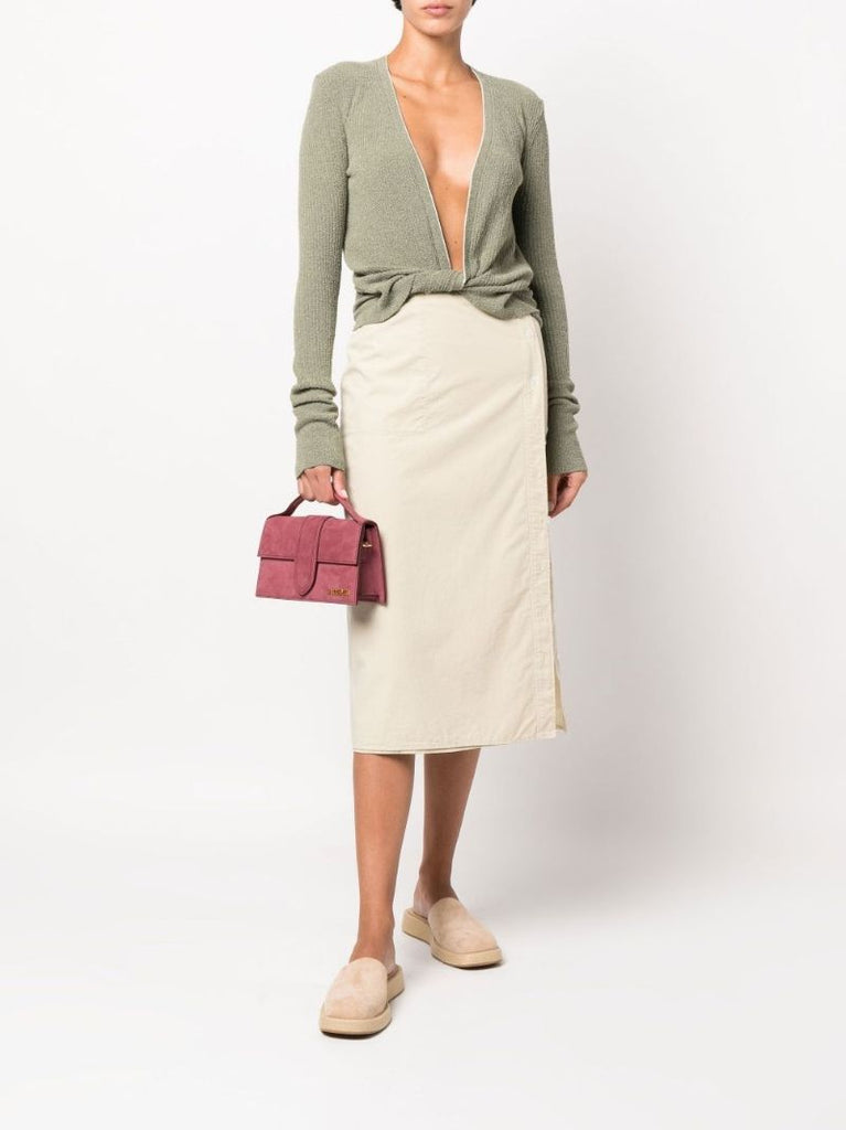 Green Le Gilet NouÃ_x0083_Â© Twist Cardigan