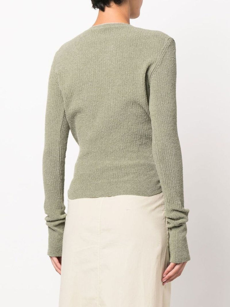 Green Le Gilet NouÃ_x0083_Â© Twist Cardigan