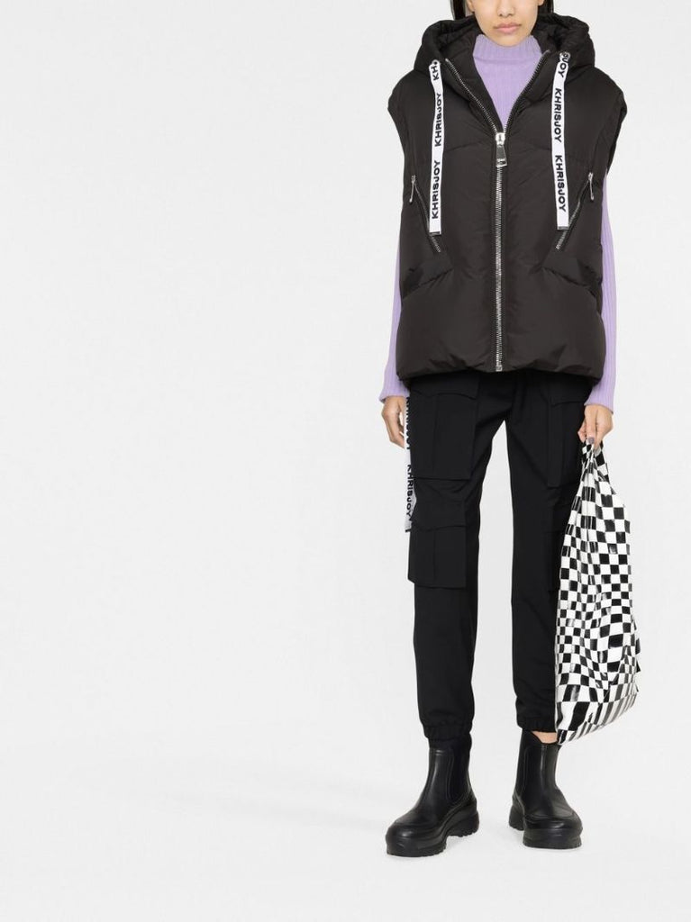 Black Puff Iconic Quilted Gilet