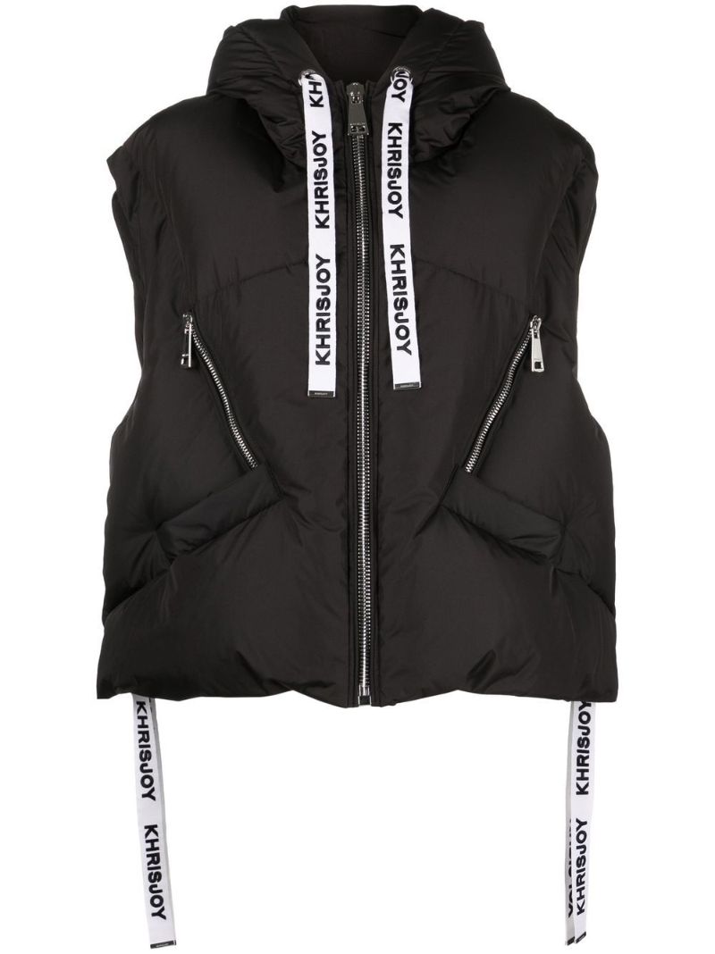 Black Puff Iconic Quilted Gilet