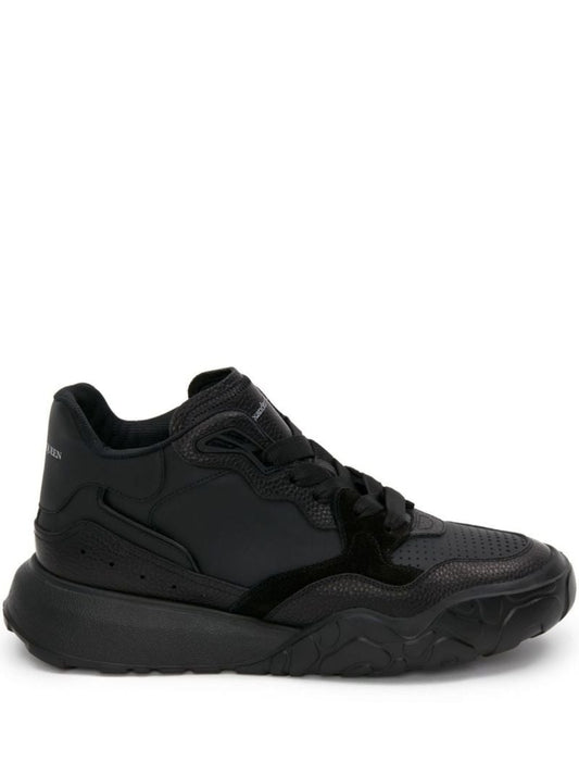Black Court Leather Sneakers