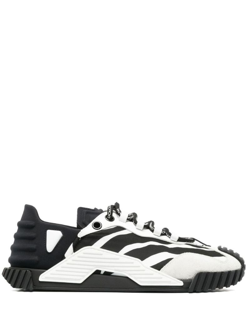 Black Ns1 Zebra Print Sneakers