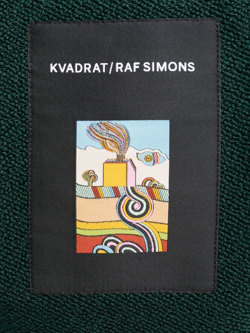 X Raf Simons Green Vidar Large Tote Bag