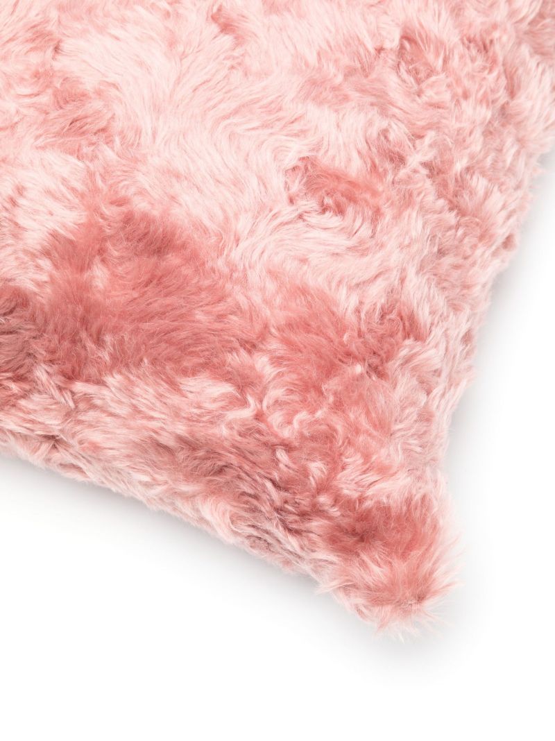 X Raf Simons Pink Argo Textured Wool Cushion