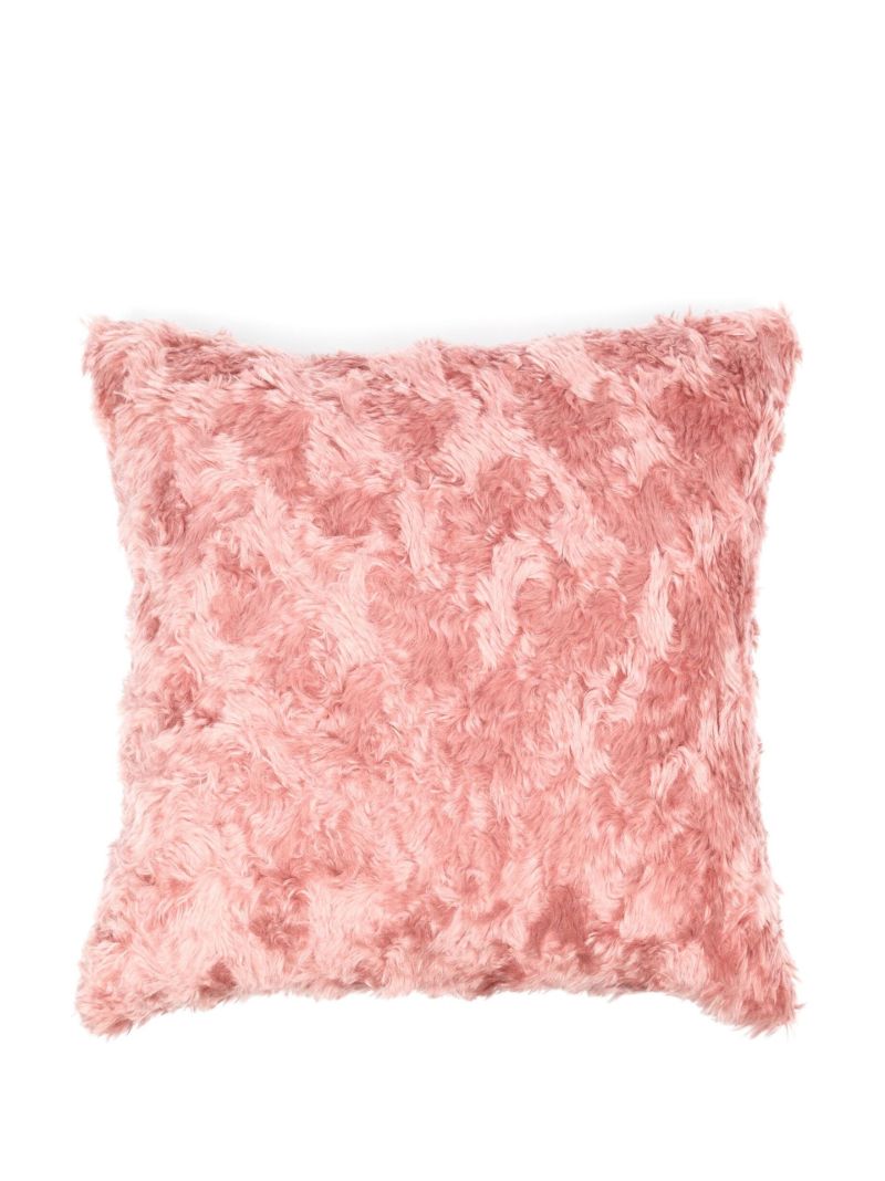 X Raf Simons Pink Argo Textured Wool Cushion