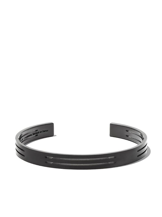 Titanium Le 9g Brushed Punched Ribbon Bracelet
