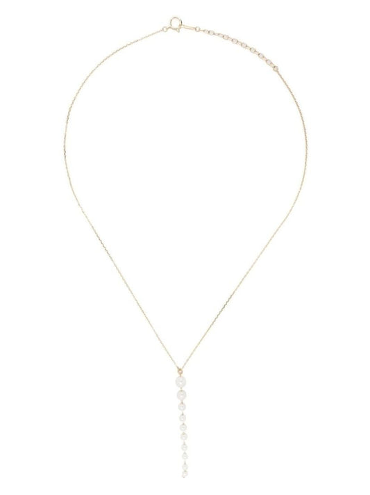 14k Yellow Gold Sea of Beauty Pearl Necklace