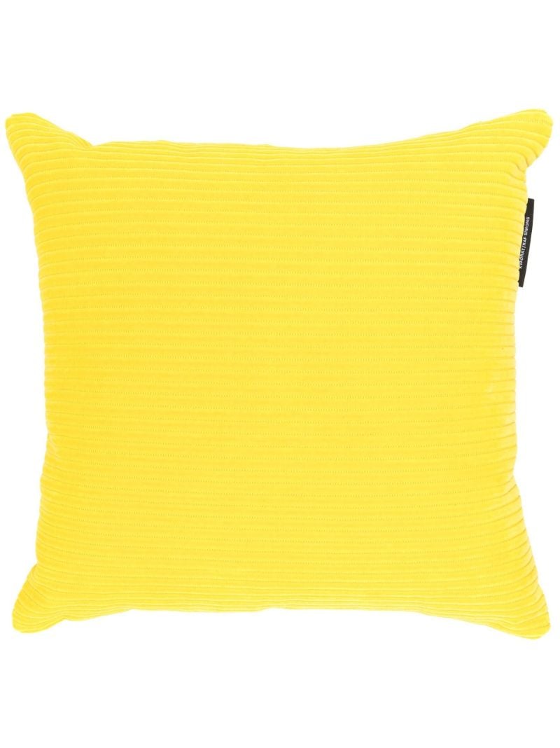 X Raf Simons Yellow Phlox Cotton Corduroy Cushion
