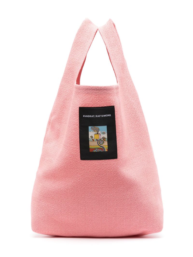 X Raf Simons Pink Vidar Small Tote Bag